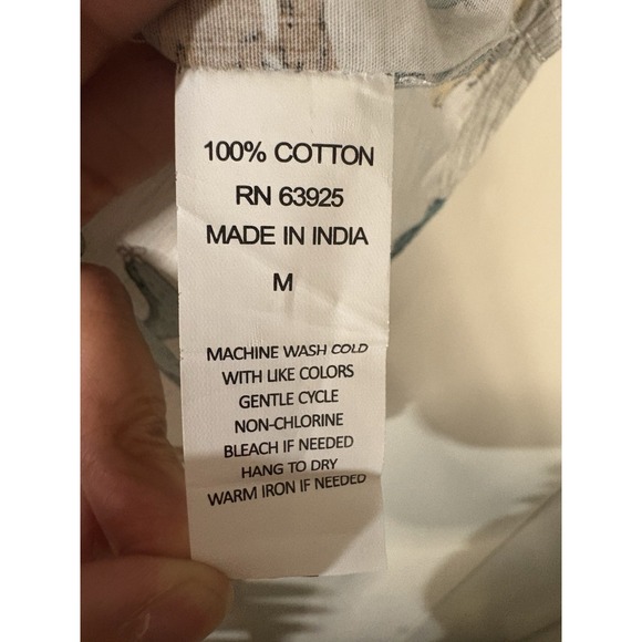 Retrofit Shirt Men's Cacti Pattern Button Up Short Sleeve Size Medium Western - Picture 5 of 6